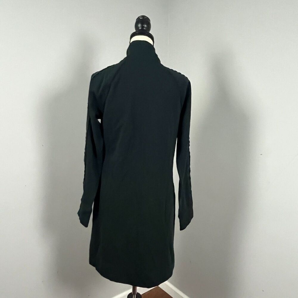 Lilly Pulitzer Skipper Solid Popover Dress Onyx Black Long Sleeve Women's Medium - Picture 5 of 7